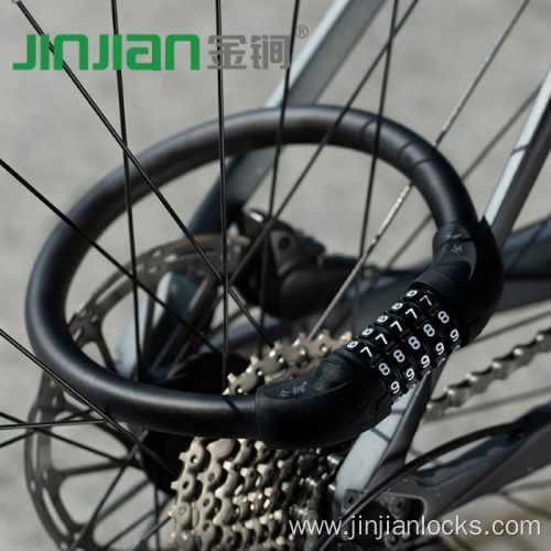 5 Digit Resettable Combination Cable Lock for Bicycle